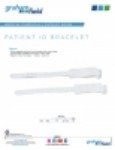 Product Sheet - Patient ID Bracelet